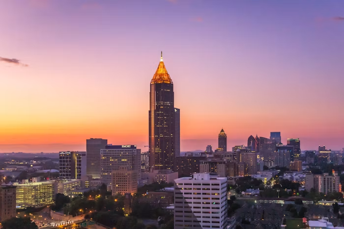 Aerial view of Atlanta, Georgia